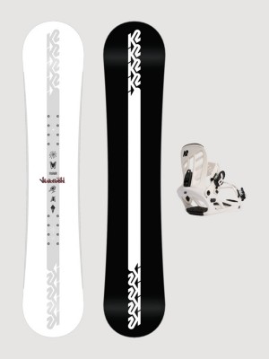 K2 Kandi 129 + You+H Wht M 2023 Snowboard-Set | Blue Tomato